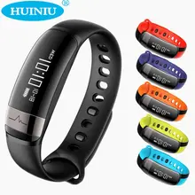 Huiniu Спорт Smart Band Водонепроницаемый Bluetooth браслет, трекер активности сердечного ритма Мониторы SmartBand сообщение напоминание Напульсники