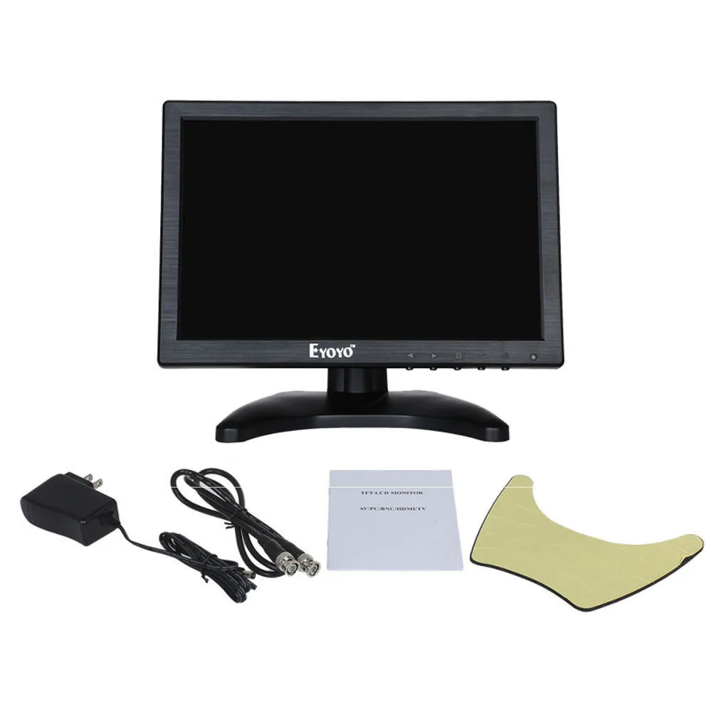 EYOYO EM10A 10 ips светодиодный HD HDMI монитор 1280*800 VGA Видео Аудио со встроенными