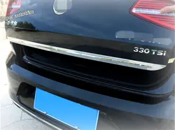 Lapetus для Volkswagen Passat B8 2016 2017 2018 Нержавеющая сталь сзади дверь багажника двери Газа Обложка Накладка цельнокроеное платье