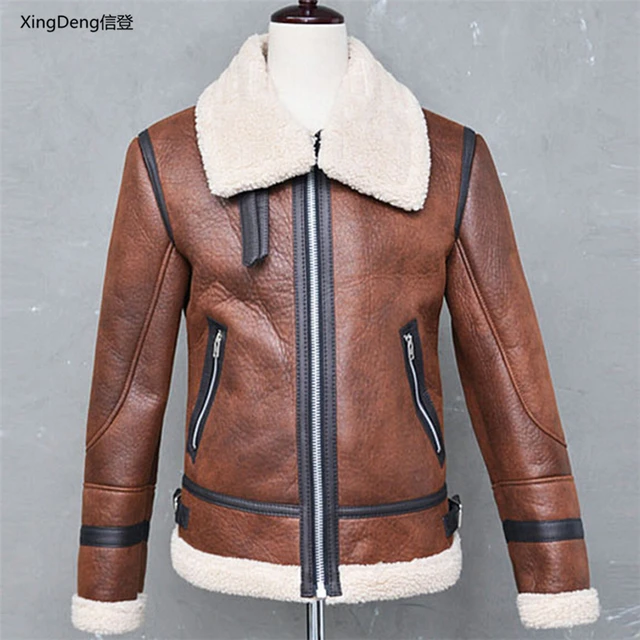 XingDeng motorcycle Solid color zipperjacket cardigan bomber
