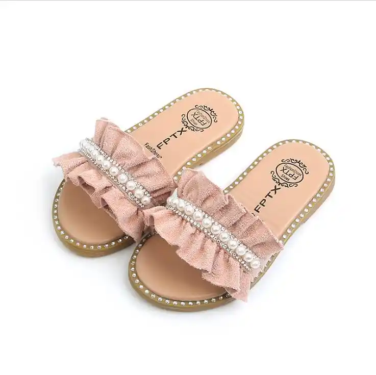 girls pearl sandals