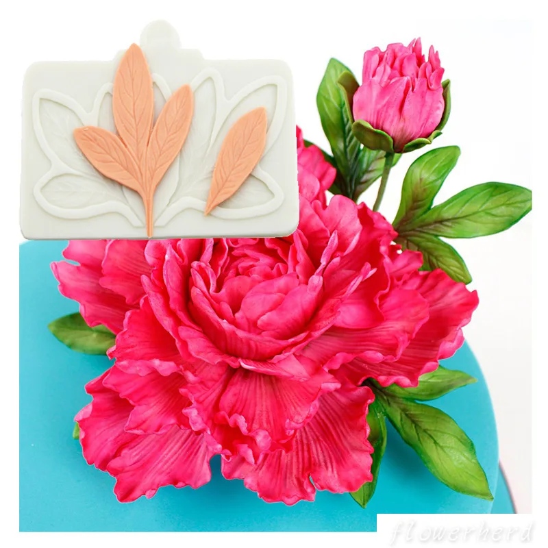 

Peony Leaves Lace Cake Mold Petal Silicone Mold Fondant Mold Birthday Cake Decorating Tools Chocolate Sugarcraft Mold Cake Tools