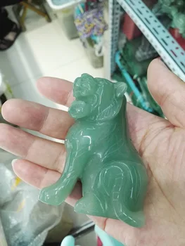 

NEW Hand-carved natural Dongling jade tiger ornaments
