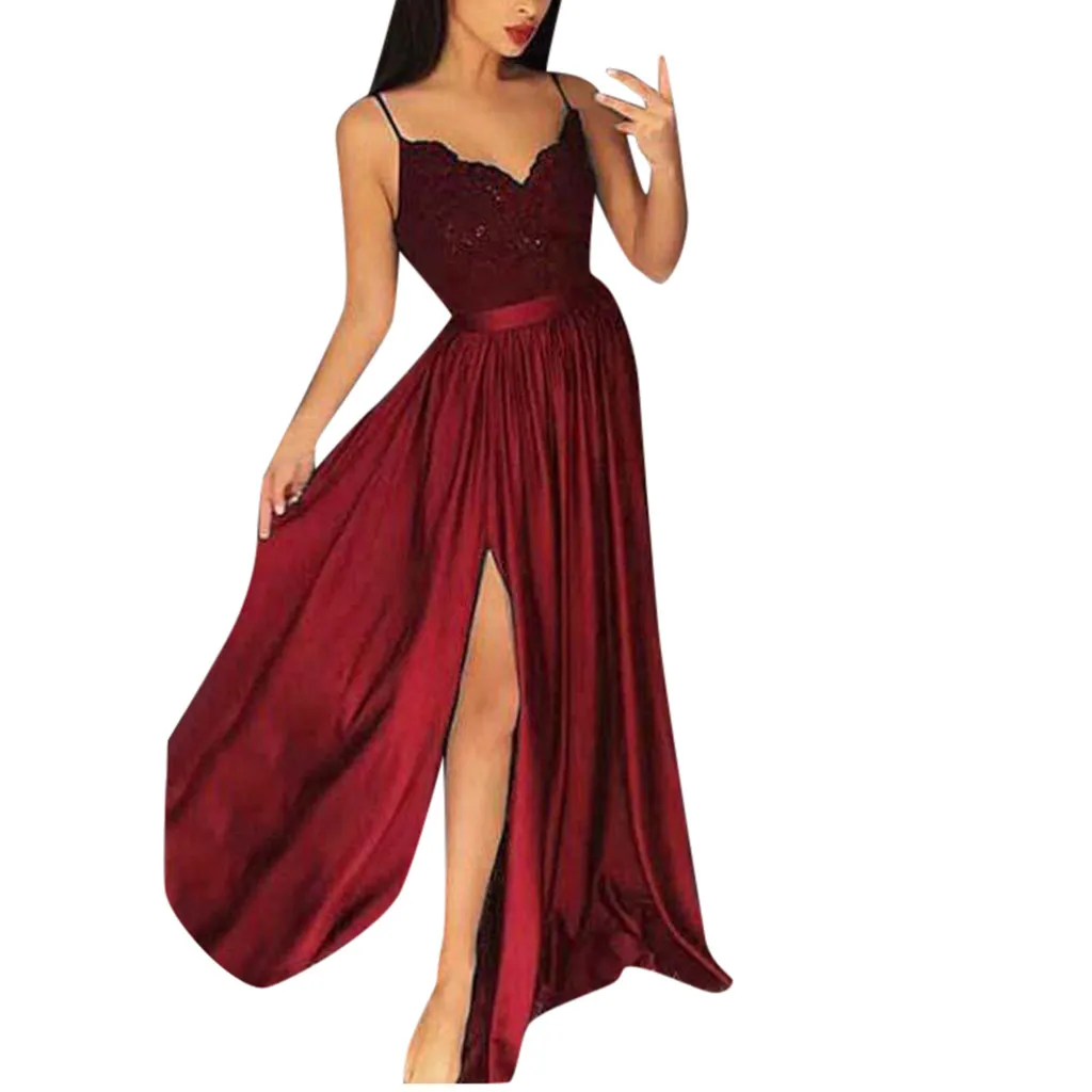 

2019 Summer Dresses Sexy Women Boho Floral Sleeveless Long African Evening Bohemia Party Dress Vestidos #30