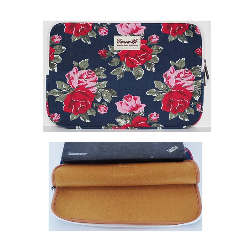 Lowest Price New Canvas Elephant Design  13.3" 14"15.6" Laptop case ultrabook Sleeve Soft PC Notebook Bag Cover for macbook hp sony