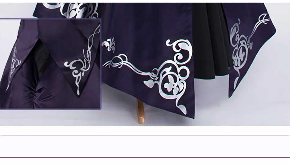 Anime cosplay Customized available Saber Costume Artoria Pendragon Anime Fate Stay Night UBW Fate Zero Sword Cosplay Black Dress (26)