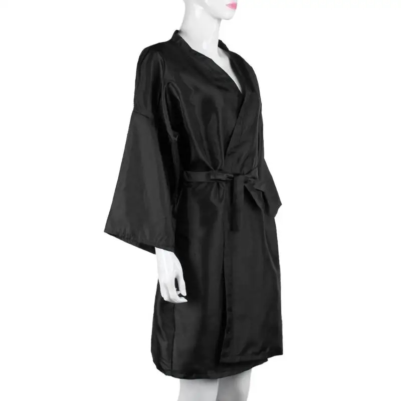 Парикмахерская обертка спа массажный халат водонепроницаемый Салон красоты одежда черная одежда