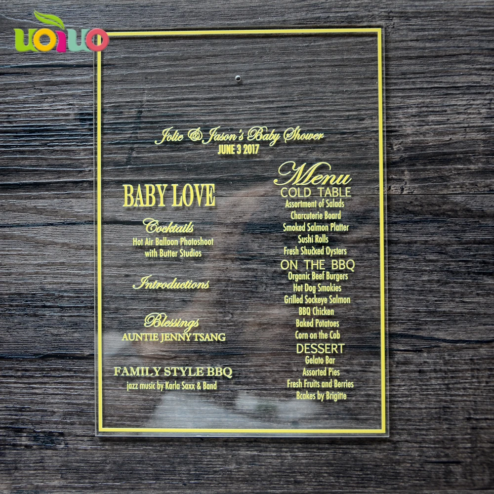  Fancy vintage laser cut invitation card elegant newest acrylic card invitations with box personaliz - 32915052973