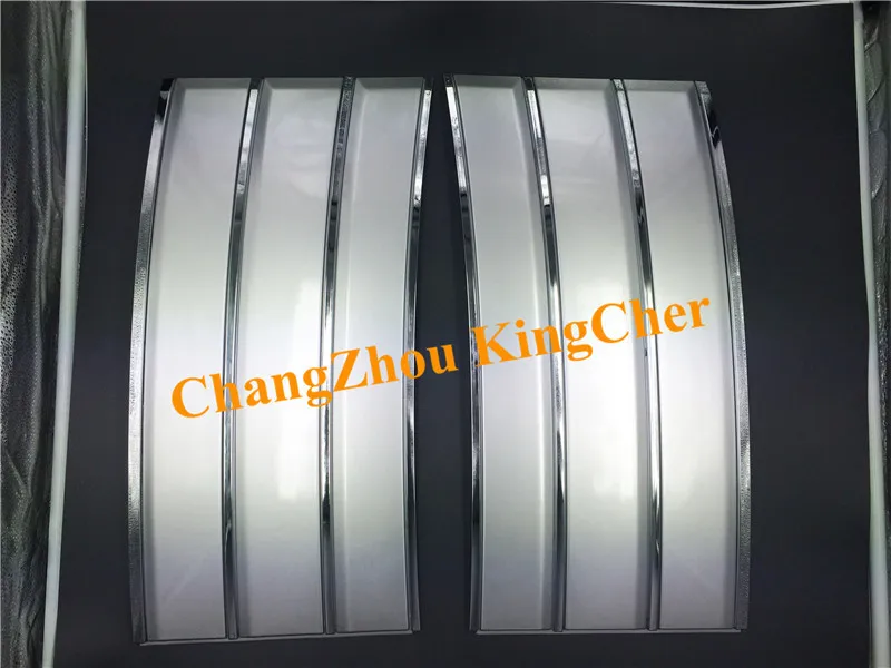 

Silver ABS side mesh vent grille fender frame Fit FOR Land Rover Range Rover Vogue 2013-2017