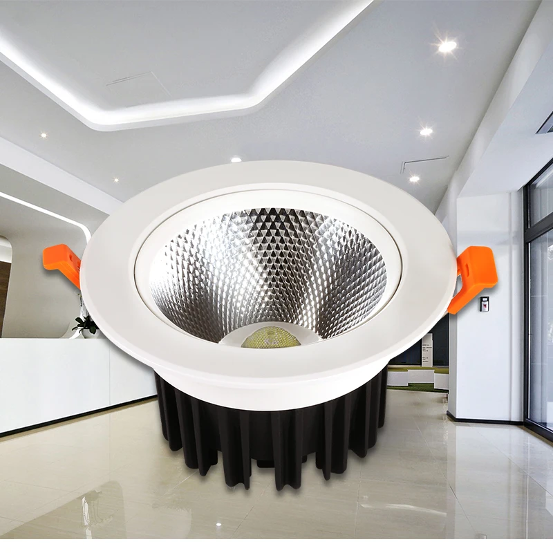 

Round Led Downlight 5W 7W 10W 12W 15W Spot Led Down Light COB Downlights 220v Ceiling Lamp for Home indoor Lighting