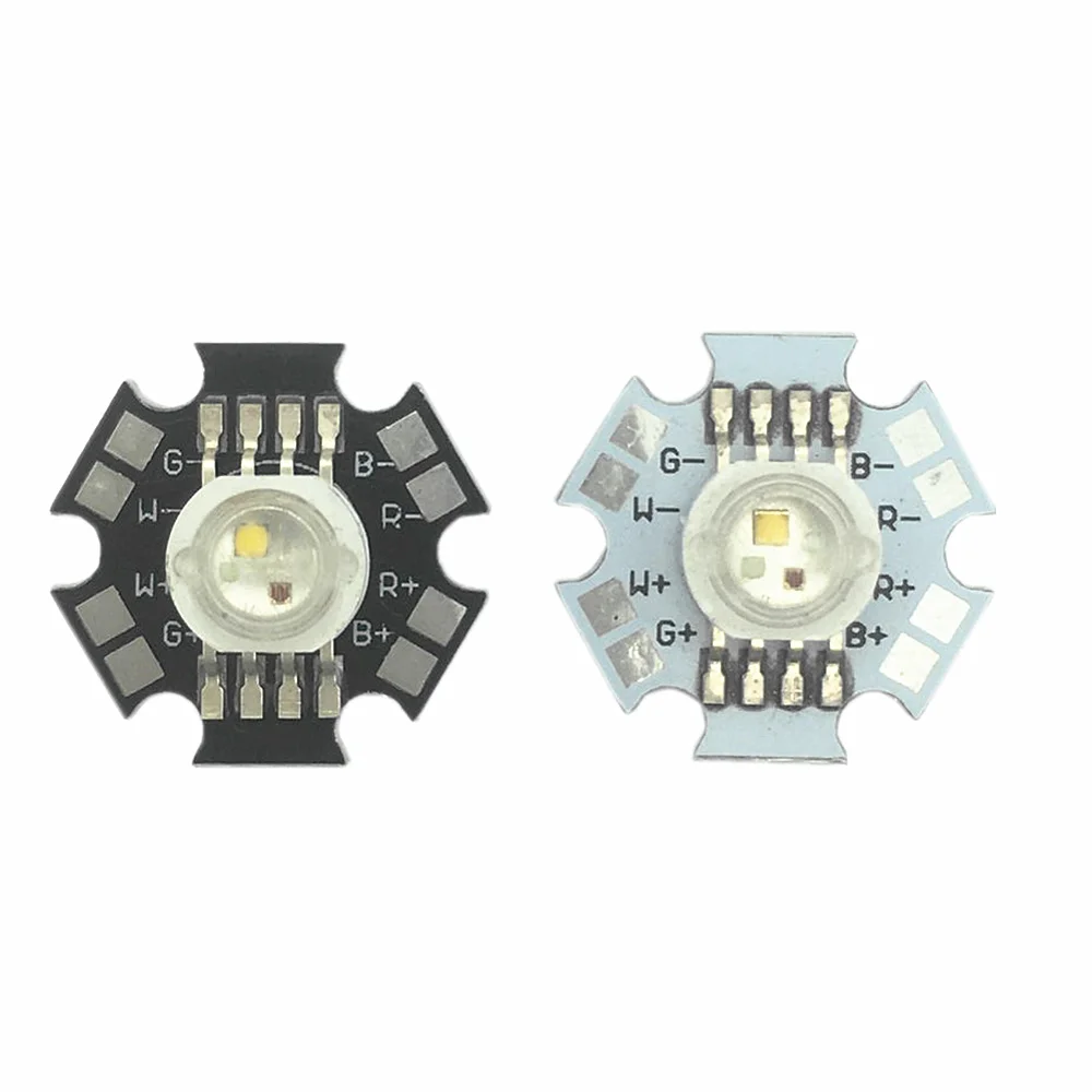 10pcs 4W RGBW or RGBWW LED Diode High Power LED Emitter Chip Bead 8pins four color led chip Epistar 45Mil on 20mm Star PCB Base 1n4007 do 41 4007 1a 1000v n4007 high quality rectifier diode in4007 new original kit common maintenance chip