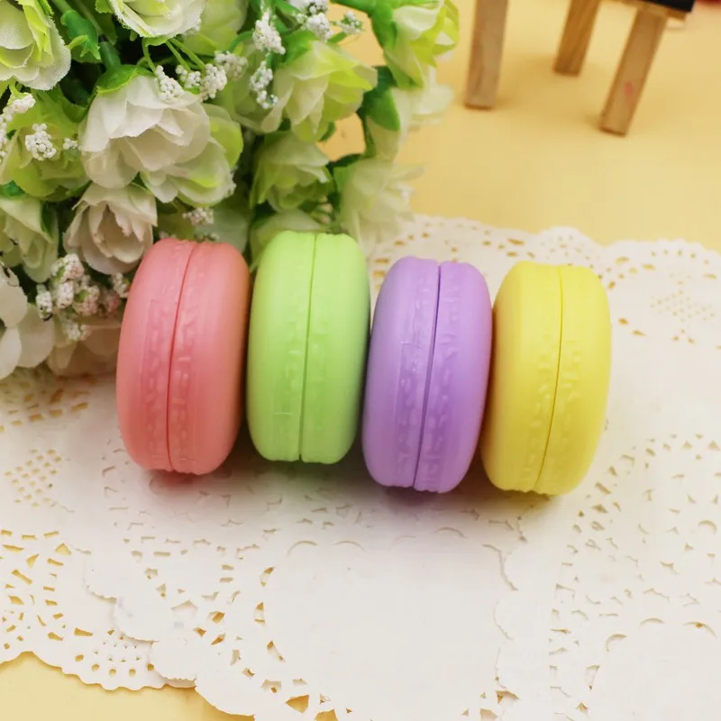 CFen A's карамельный цвет Macarons пустые косметические контейнеры пластиковый для губ контейнер для бальзама суб-розлива DIY Блеск для губ