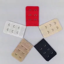 5 шт./компл., женское удлинение для бретель бюстгальтера, 3 ряда, 2 крючка, бюстгальтеры, застежка, ремень, нижнее белье, швейные инструменты, интимные аксессуары, 5 цветов