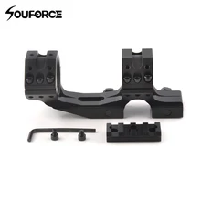 Тактическое алюминиевое кольцо для прицела 4 винта Диаметр 25,4 мм/30 мм с пузырьковым уровнем костюм подходит 20 мм Пикатинни Вивер