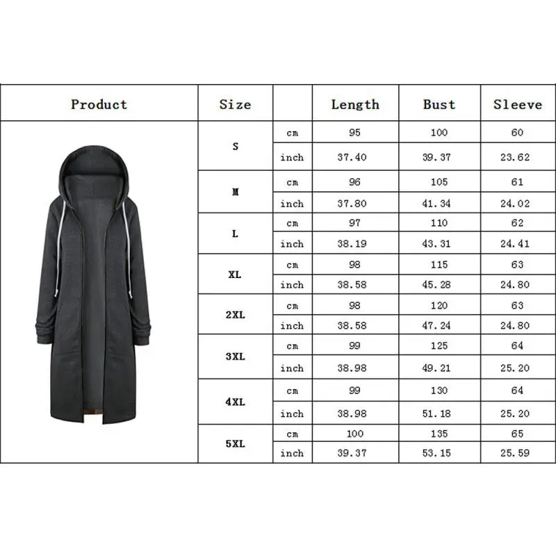 Плюс размер 5XL новая осенне-зимняя теплая Женская куртка повседневная на молнии Длинная Куртка с капюшоном Толстовка винтажная одежда женская