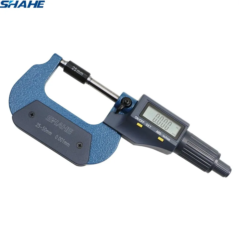 shahe 25 50mm outside micrometer 25 50mm Digital Micrometer 0.001mm
