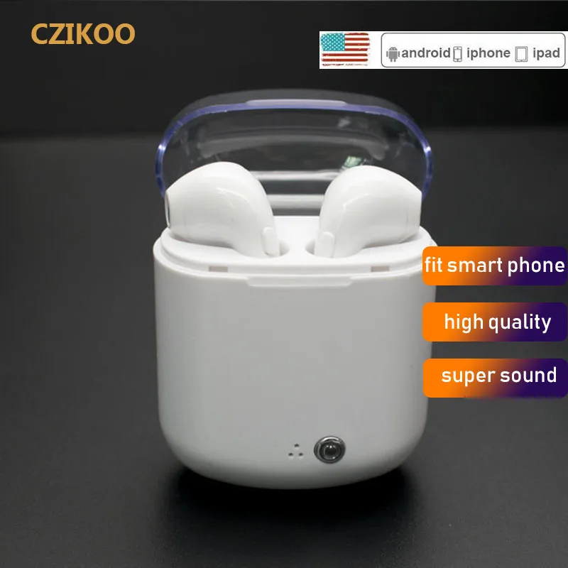 i7 i7s TWS Earbuds Ture Wireless Bluetooth Earphones Twins Earpieces Stereo Music Headset pk i10 i14 For Apple iPhone Android
i7 i7s TWS Earbuds Ture Wireless Bluetooth Earphones Twins Earpieces Stereo Music Headset pk i10 i14 For Apple iPhone Android