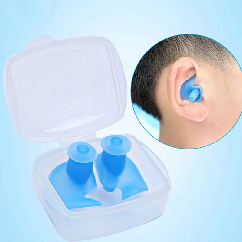 

Waterproof Swimming Earplugs Useable Professional Silicone Swim Earplugs Adult Swimmer Children Diving Soft Anti-Noise Ear Plug