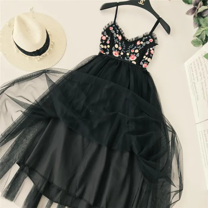 Летнее бальное платье в стиле ретро с цветочной вышивкой и v-образным вырезом, сексуальное Сетчатое платье с высокой талией и открытой спиной, плиссированное длинное платье, платья для пляжного отдыха