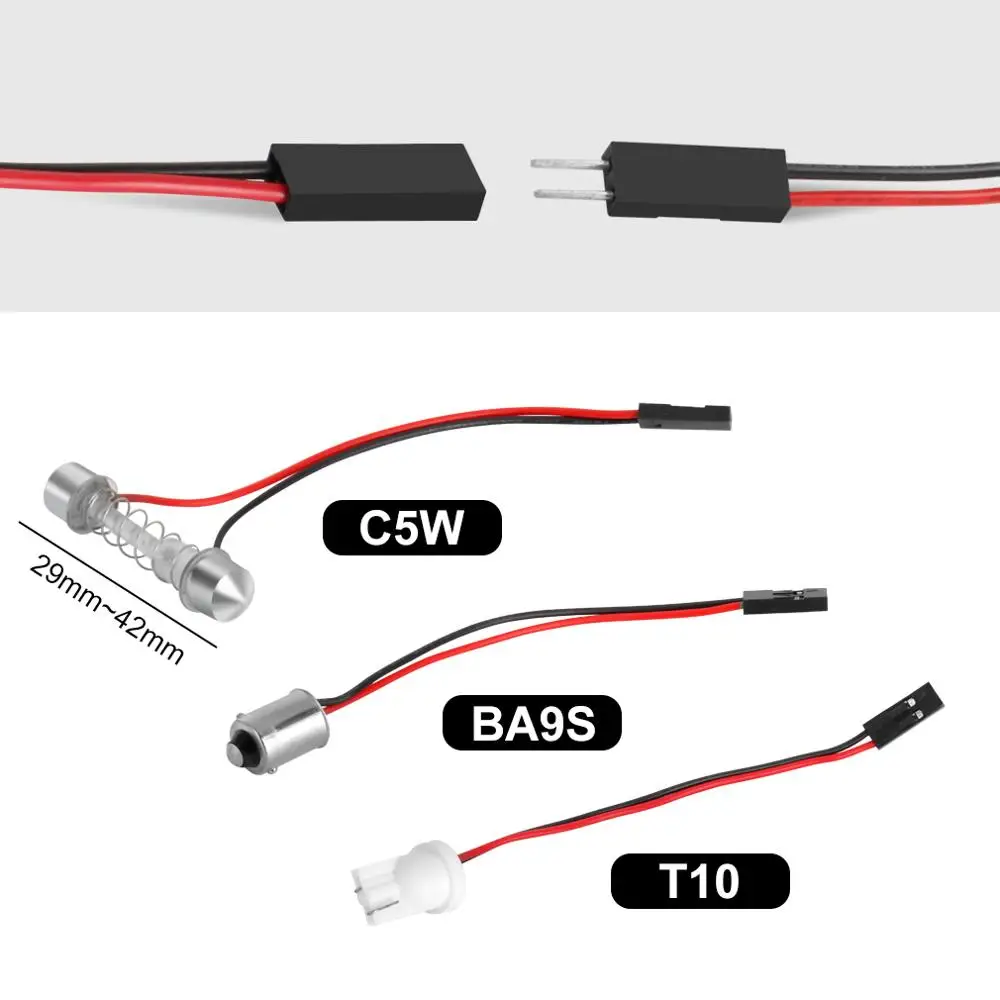 C5W Led T4W W5W Панель T10 BA9S гирлянда лампы 48SMD чтения парковка карта Автомобильные