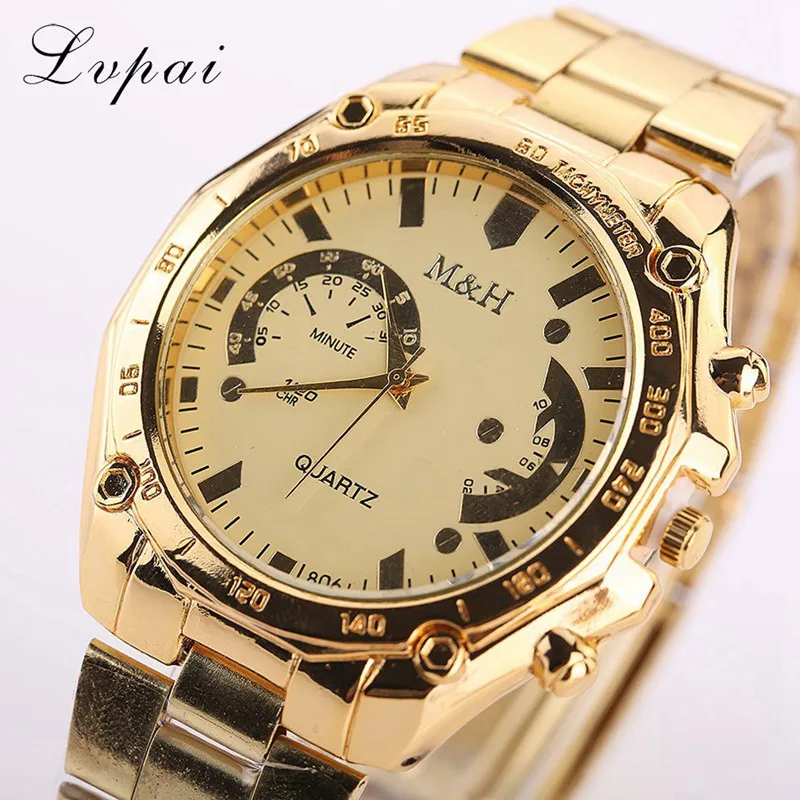 Lvpai Hot Sale Brand Gold Business Watch Fashion Casual Ladies Sport