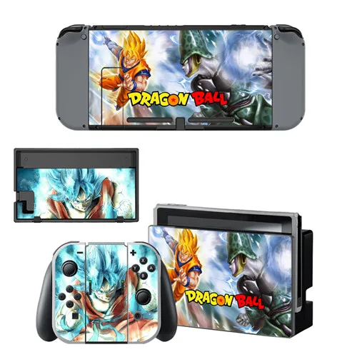 Dragon Ball Супер Z Гоку кожи Стикеры винил для NintendoSwitch стикеры кожи для Nintend переключатель NS консоли и Joy-Con контроллер - Цвет: YSNS0495