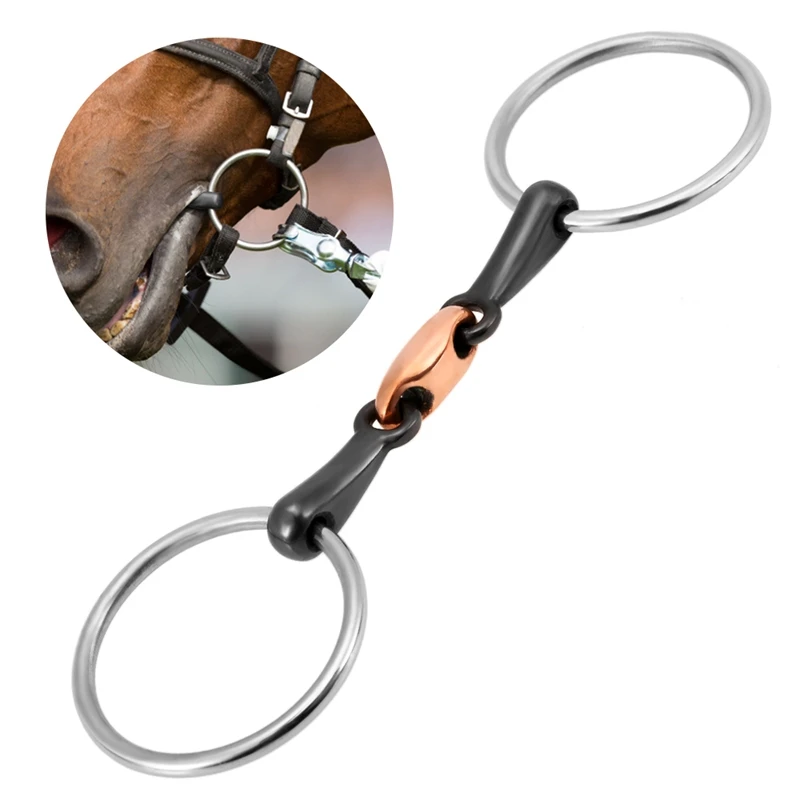 

Horse Racing Mouth Bit Steel Horse Mouth Bit Horse Mouth Piece Copper Link Bit