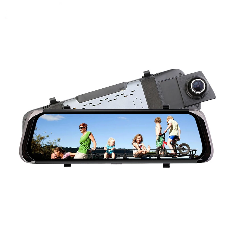 Caroad Full HD 1080 P 9,35 Дюймов Автомобильный видеорегистратор автомобильный зеркало заднего вида камера с двойным объективом Автомобильная