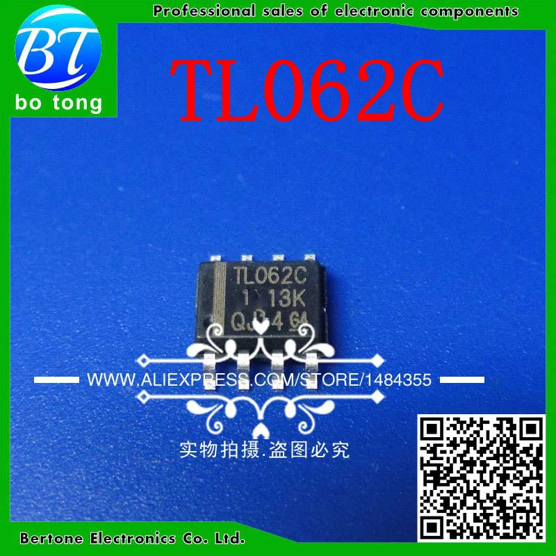 

100PCS TL062CDT SOP8 TL062C SOP 062C TL062 SMD new and original IC