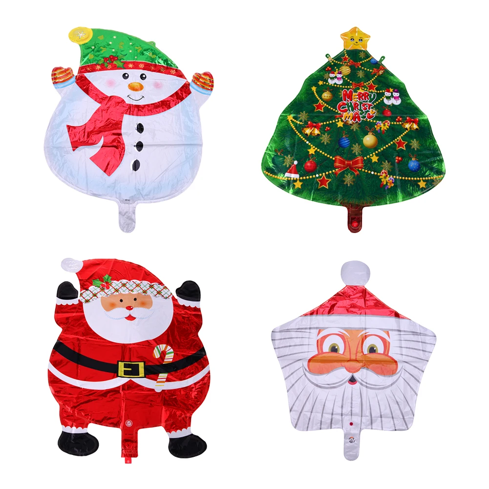 

Helium Foil Balloon Santa Claus Snowman Christmas Tree Ball aluminum Balloons Inflatable Birthday toy Party Decoration