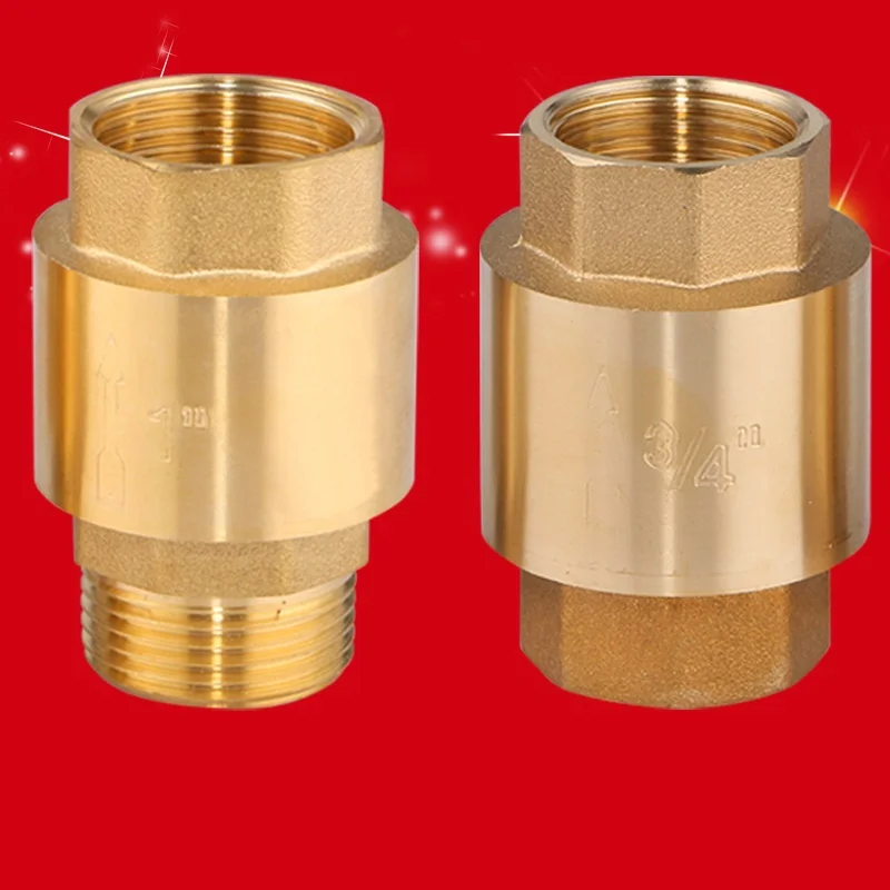 MTTUZK brass vertical check valve spring check valve inside and outside
