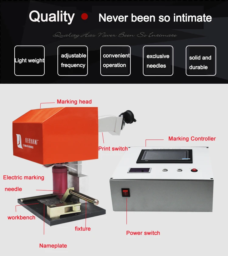 Cnc металлическая табличка печатная машина для металлической пластины электрический штифт маркировочная машина