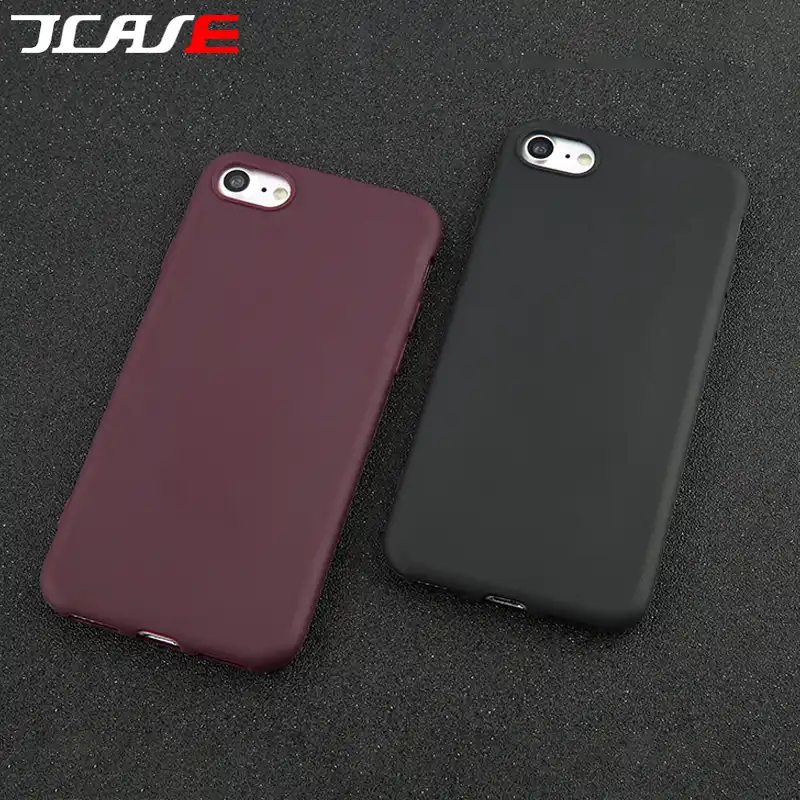 Матовый чехол карамельного цвета для телефона iPhone 6s Plus 6 7 8 5 5s SE XS MAX X XR простые
