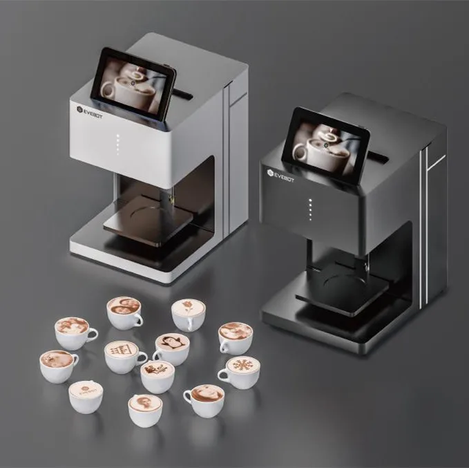 

High definition 600 DPI fast beverage biscuit cream cookies food 3d printer selfie coffee latte wifi printing machine fantasitc