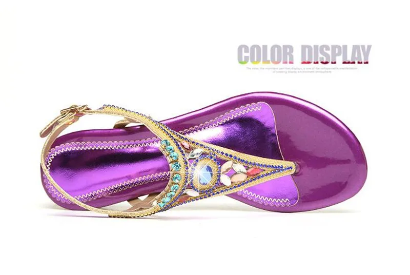 BEYARNE New Genuine Leather Rhinestone Gold Buckle Fashion Mid Heel Summer Shoes Girl Female Lady Women Sandals