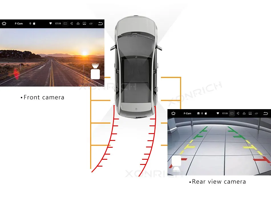 Ips 2 din Android 8,1 автомобильный Радио мультимедийный плеер для Ford Focus 2 3 mk2 Mondeo 4 Kuga транзит подключение S-MAX C-MAX GPSNavigation