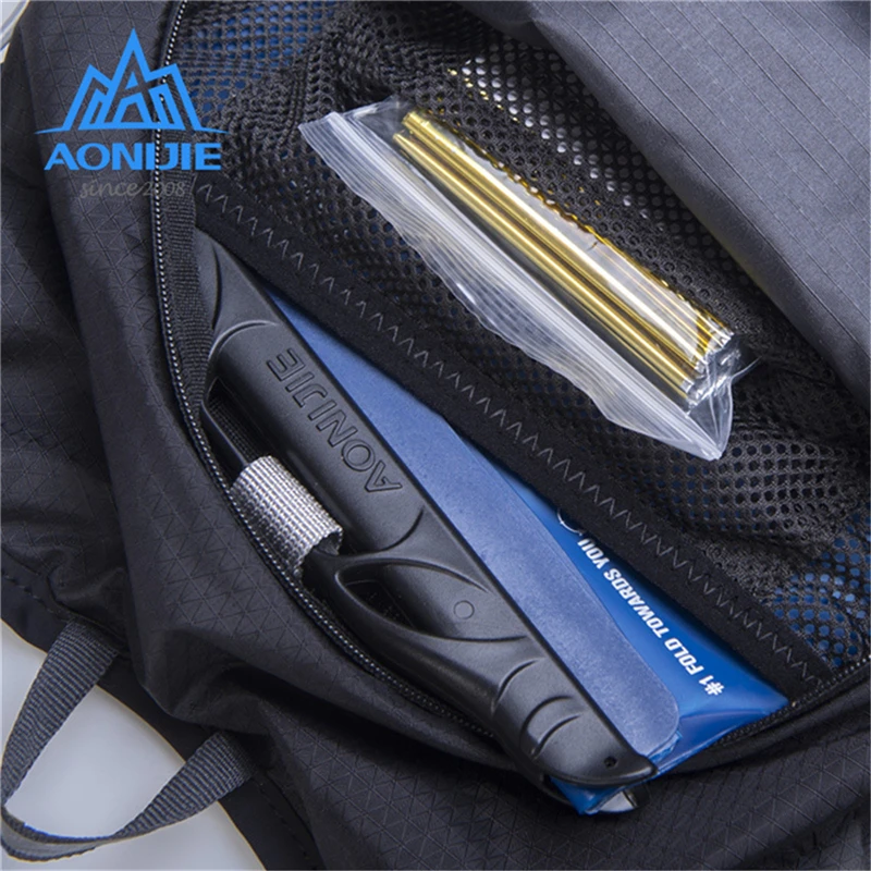 AONIJIE 15L Running hidratación mochila chaleco paquete con 1 * 3L vejiga de hidratación ajustable hombro acolchada en el pecho y la cintura correas