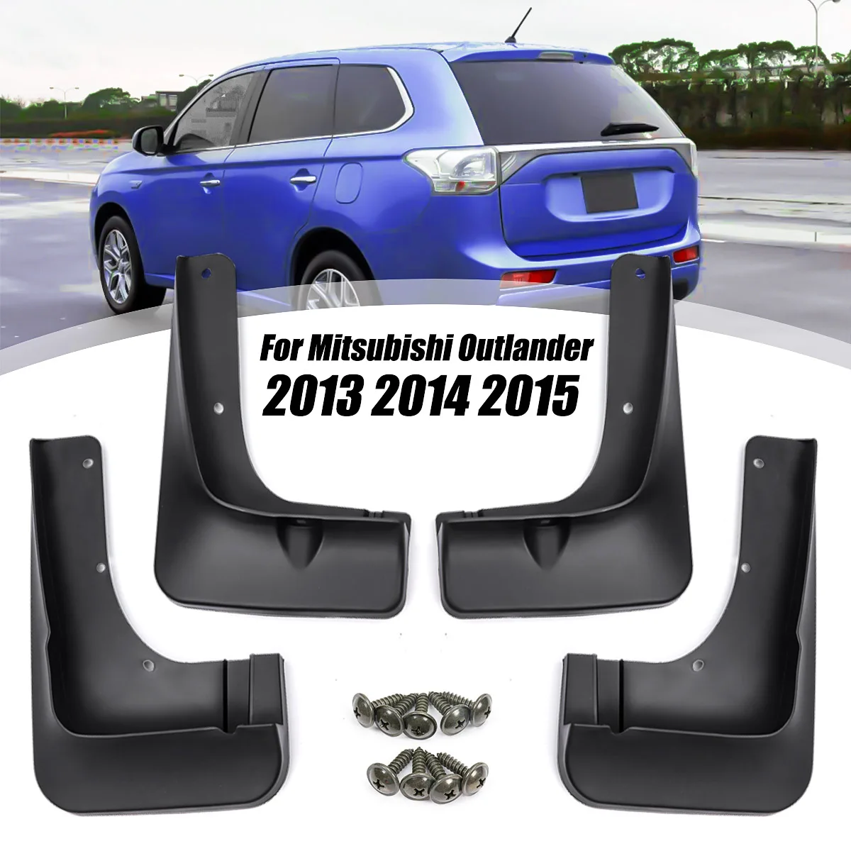 2013-2015 Спереди и сзади брызговики брызговик для крыло для Mitsubishi Outlander 2010 2011 2012 2013 - Цвет: 2013-2015
