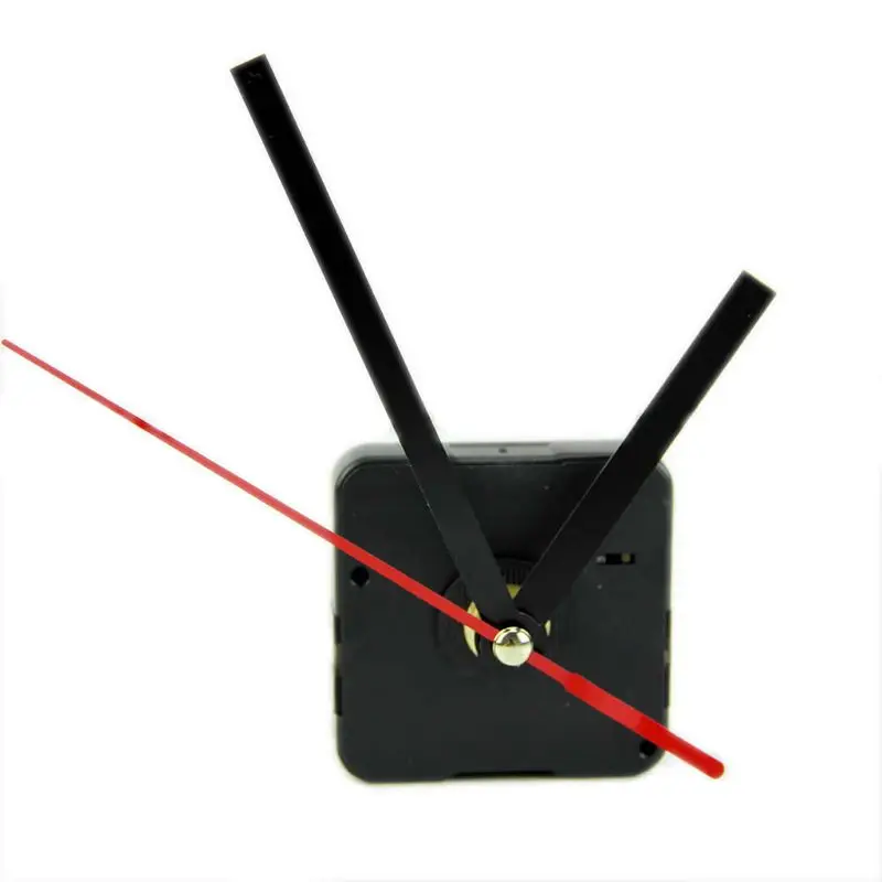 Red Black Silent DIY Clock Quartz Movement Mechanism Hands Replacement Part New