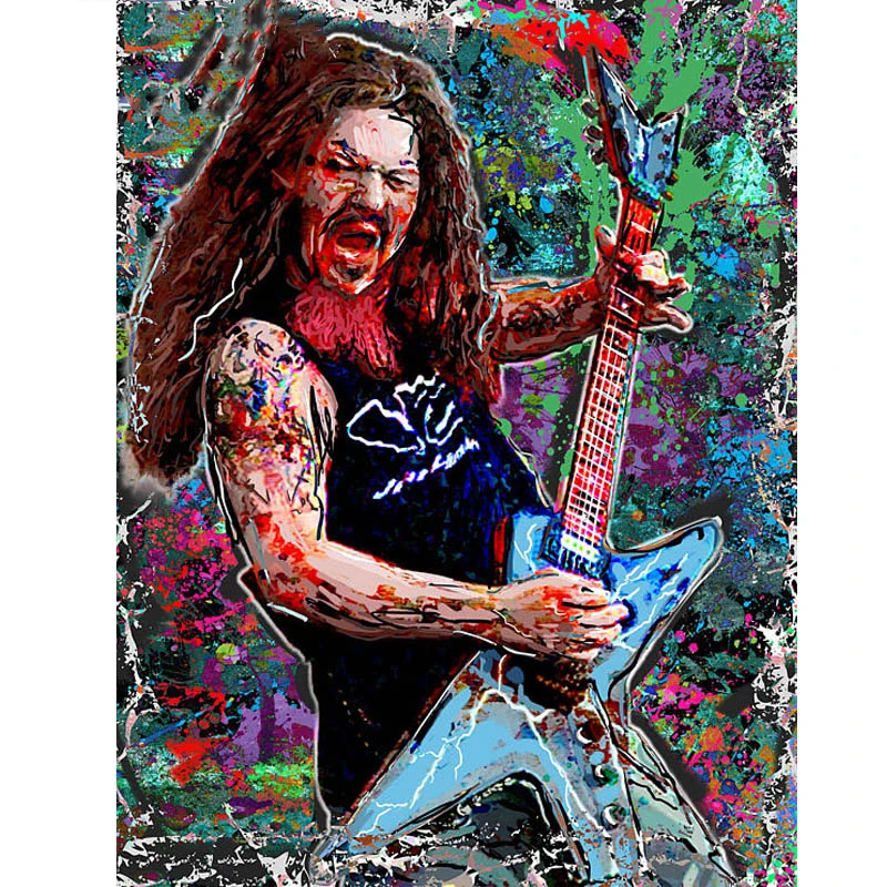Full Diamond Embroidery guitar man Diy Diamond Paintings Full Mosaic