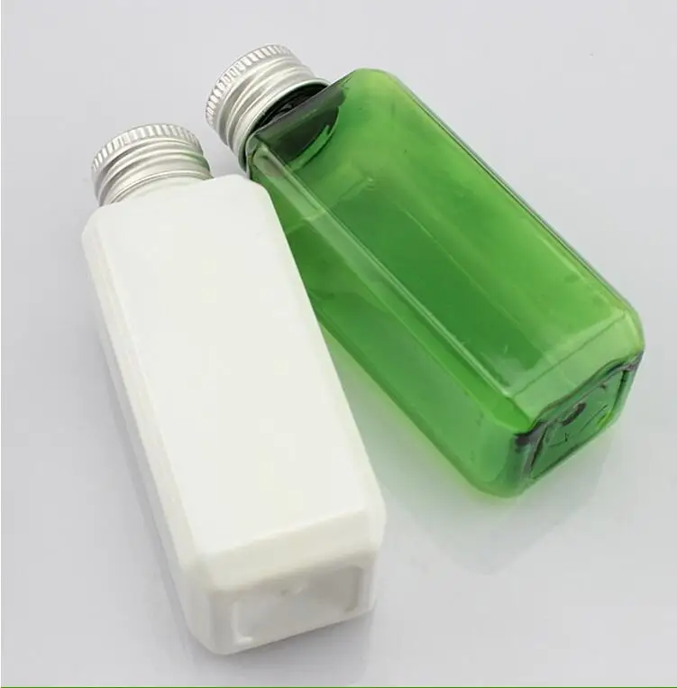 50 мл пластиковые квадратные пустые многоразовые флаконы для духов стиль оригинальные косметические контейнеры для эмульсии воды упаковка