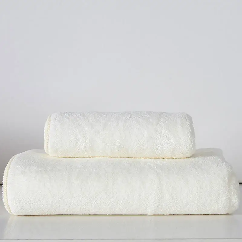 Однотонное пляжное полотенце из микрофибры для ванной для взрослых, быстросохнущее мягкое толстое высокоабсорбирующее антибактериальное полотенце