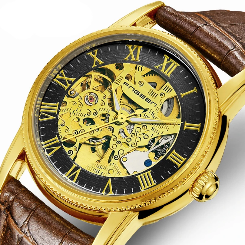 Vintage Parnis Automatic Mechanical Men'S Watch Chronograph Luxury