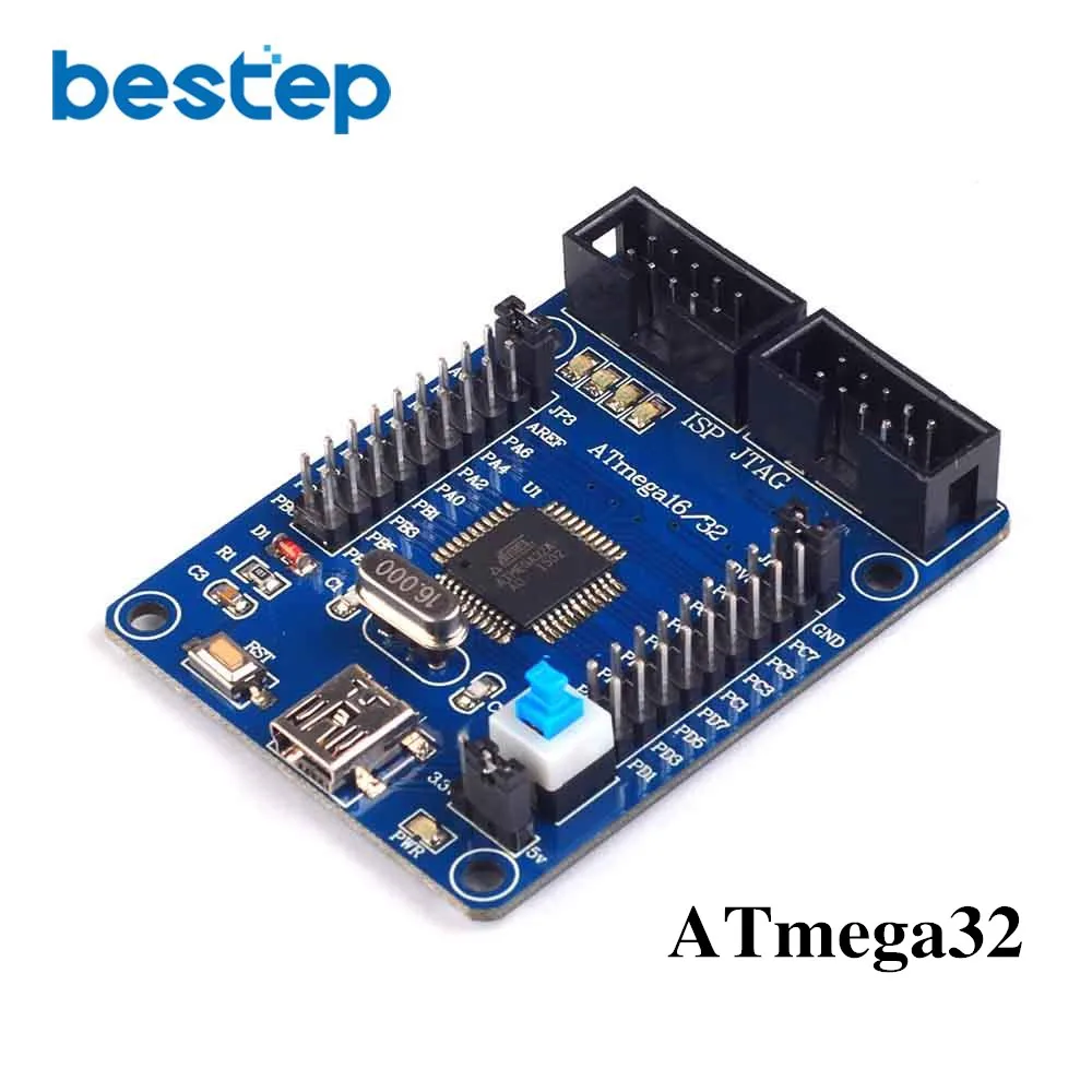 Плата обучения Atmega 8/16/32/48/64/88/128/168 минимальная системная плата для AVR|Интегральные
