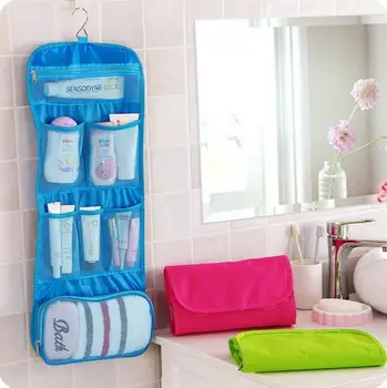 

Portable Multifunctional Travel Wash Bag Thickening Outdoor Folding Storage Bag Cosmetic Organizer