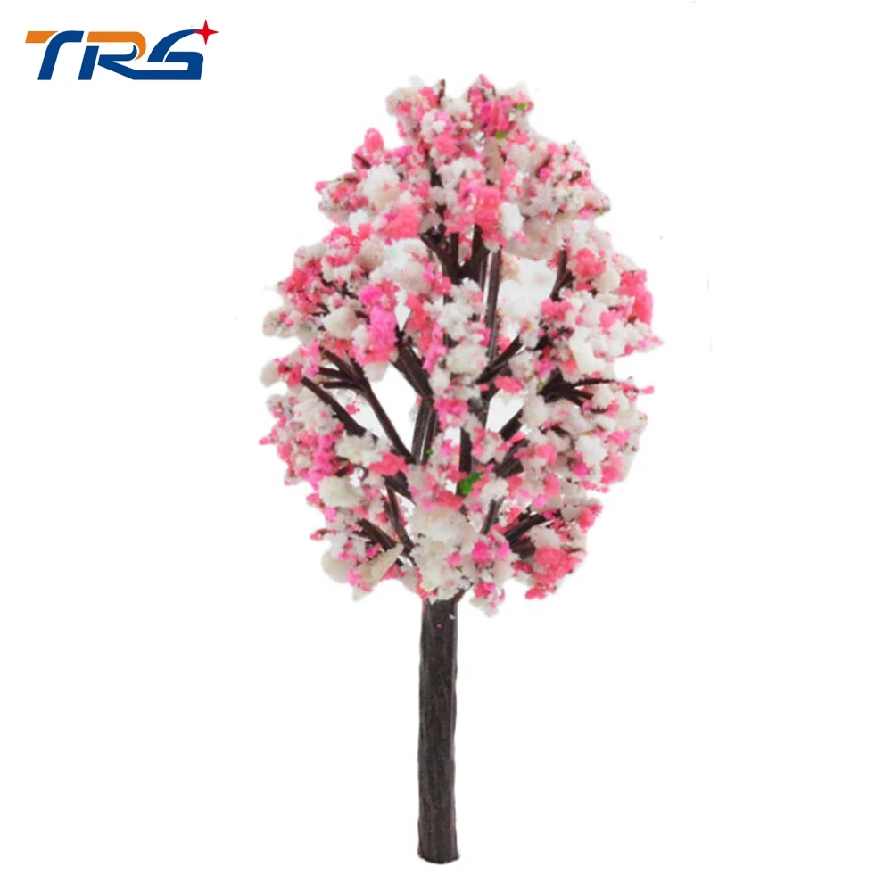 6cm 10cm miniature colorful scale tree model Scenery Landscape Train Model Scale Color Trees for model design in Model Building Kits from Toys & Hobbies on