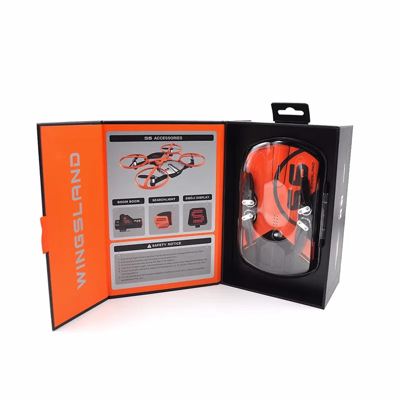 

Newest Wingsland S6 RC Drone WiFi With One Extra Battery 4K UHD Camera Comprehensive Obstacle Avoidance Pocket Selfie FPV