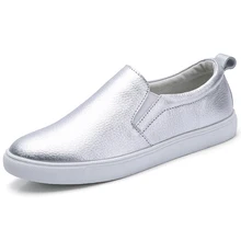 Осень Для женщин Кожаные Мокасины Модные балетки на плоской подошве Щепка белый черный обувь Женская обувь без застежек лоферы; водонепроницаемые Мокасины