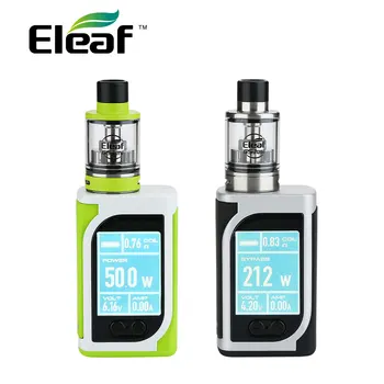 

Original 50W Eleaf IStick Kiya Vaping Kit Built-in 1600mAh Kiya Box MOD & 2ml GS Juni Atomizer W/ 1.5ohm 0.75ohm GS Air Head Kit