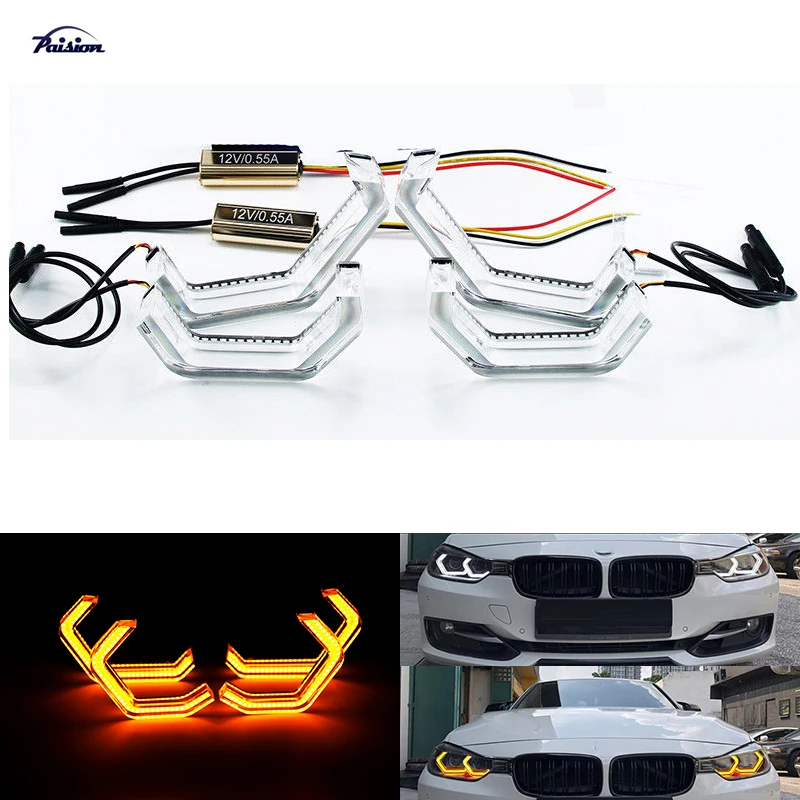 

Switchback M4 Iconic Style Crystal LED Angel Eyes Kits for BMW 2 3 4 5series F30 F32 F82 F80 M3 M4 M5